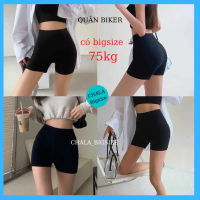 【Hàng nhập khẩu 】 【Đang hot】 Quần Biker Nữ Bigsize Legging Short Đùi Chala Dáng Ngắn Co Giãn Tập Gym