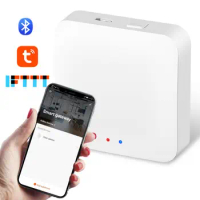 Tuya Smart Gateway Hub Smart Life Home Bridge Wireless Bluetooth Multi Mode Gateway Mesh Work with Alexa Google Home