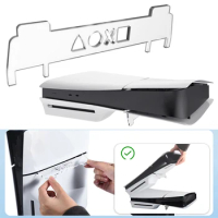 For PS5 Slim Horizontal Console Stand Placement Bracket Acrylic Base Stand Holder for Sony Playstation 5 Slim Game Accessories