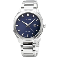 【CITIZEN 星辰】星辰ECO DRIVE光動能鋼帶男錶-藍(BM7600-81L)