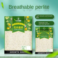 100g (1L) Perlite Pellet Configure Nutrient Soil Plant Nursery Breathable Loose Soil Substrate for Garden Bonsai