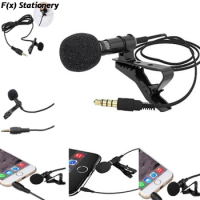Universal Portable 3.5mm Mini Headset Microphone Lapel Lavalier Clip Microphone For Lecture Teaching Conference Guide Studio Mic