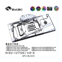 Bykski N-GV1070G1V2-X 1070Ti Water Block For Gigabyte GTX 1070 G1/Windforce GAMING Watercooler RGB 12V/5V SYNC