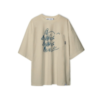【全館滿額折】 Filter017 Jump Through Hoops (Hare X3) Tee 卡其 三兔圖像口袋短袖 H5968【新竹皇家】