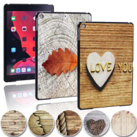 Case for Apple IPad 2/3/4/5 /6/7/8/9 9.7" 10.2"/Mini/Air 4/3/2/1/Pro 9.7/10.5/11Printed Wood Hard Shell Protective Cover