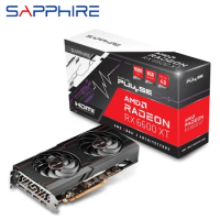 New Sapphire RX 6600 XT 6600XT 8GB 6000 Graphics Card GPU Radeon RX6600 RX6600XT GDDR6 Video Cards Desktop PC AMD Computer Game
