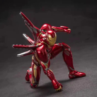 Disney Anime 18cm Iron Man Mk50 Action Figures Articulation Movable Pvc Model Decoration Dolls Ornament Children Toys Gift