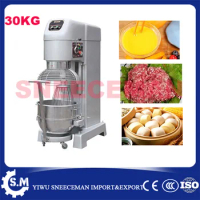 80L Multifunctional manual bread pizza dough mixing mixer machine with 30kg flour