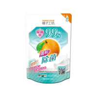 【Orange house 橘子工坊】蔬果碗盤洗碗精補充包430ml(溫和除菌)