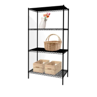 【KIWISH】台灣製MIT鐵架90X60X180四層置物架(鐵架/層架/置物架/貨架/四層架/收納層架/鐵力士架/花架)
