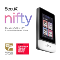 【SecuX 安瀚科技】Nifty NFT 專用圖像顯示 電子冷錢包