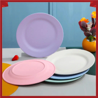 22.5CM 9INCH Reusable Pinggan Ristoran Lightweight Plastic Plates, Reusable Unbreakable Dinner Plate
