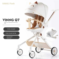 可折疊360°轉向嬰兒推車（可坐可躺/可登機）（款式F）#R25-101429 
