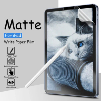 Matte Screen Protector For iPad Air 5 4 3 2 9.7 10.5 2021 Paper Feel Film For Apple iPad Pro 11 12.9 2022 10.2 8 9 th 10th Mini6