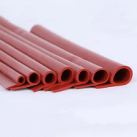 Oven Door P Shape High Quality Silicone Sealing Strip High-Temperature Oven Steam Door Window Rubber Weatherstrip Parts P-type