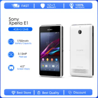 Sony Xperia E1 D2005 Refurbished-Original Unlocked E1 512 RAM 4GB ROM 4.0" Dual Core Cellphone 3MP GSM Android 3G Mobile Phone