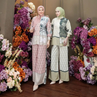 Dumma.id One Set Pakaian Wanita Zetian 3 Set Celana Laddy Zara Setelan Mewah