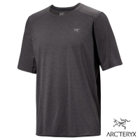 【ARCTERYX 始祖鳥】男 Cormac 登山輕量透氣快乾短袖圓領排汗衣.T恤.上衣__X000007664 雜黑