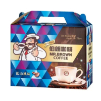 【伯朗咖啡】伯朗藍山風味咖啡禮盒240mlx12入/盒
