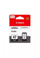 Canon Canon PG-47 Black Ink Cartridge - Canon Pixma E 400 / 410 / 460 /  470 / 480 / 4270 / 3170 / 3370