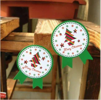 100pcs/lot Dia: 2.7cm New Christmas Seal sticker Gift Stickers Christmas gift packing sticker (ss-6163)