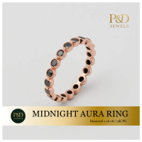 แหวนเพชรแท้ Black DIA Natural น้ำหนักรวม 1.16ct ทอง 18K