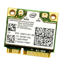 Wireless Network Card Intel 6230 Supports 300M 3.0BT Original SPS 636672-001 for HP4230S 4730S 4430S 4431S Lenovo X201T E40 E50