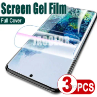 3PCS Water Gel Protector For Samsung Galaxy A13 S20 FE 4G Ultra Plus A73 A33 A53 A03s 5G UW A 73 Screen Protectors Hydrogel Film