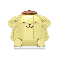 【震撼精品百貨】布丁狗 Pom Pom Purin ~日本SANRIO三麗鷗 Keeppley 布丁狗 積木樂高公仔 (坐姿款)*46749
