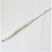 Flauta de alto grado 17open holes solid 925 silver professional flute