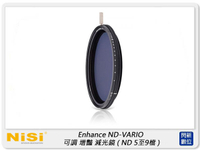 NISI 耐司 PRO Nano Enhance ND-VARIO 可調 增豔 減光鏡 72mm(5至9檔減光) 72