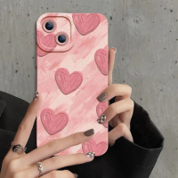 For Funda Xiaomi 11 Lite 5G NE Mi 11 Mi11 Lite Case Cover Cute Love Heart Soft Silicone Women Girl Friends Pink Phone Case Cover