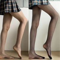 Ninabobo KK008 Celana Stocking Panjang Transparan Kulit Tipis Halus Sheleg Stocking Sepinggang Wanit