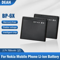 Original BP-6X BP6X BP 6X 3.7V 700mAh Rechargeable Phone Battery For Nokia 8800 8800S 8800D 8800SE N73I 8860 8861 8801