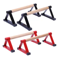 Wood Parallettes Set Stretch Stand Calisthenics Handstand Fitness Equipment For Men Women Indoor Outdoor Gym Fitness