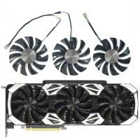 NEW 3FAN/1SET 88MM 4PIN GA92S2U RTX 2080 SUPER GPU Fan，For ZOTAC RTX 2080Ti 2080 2070 2060 SUPER Graphics card cooling fan