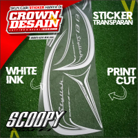 Striping UV Scoopy FI Stylish Transparan Striping Motor Scoopy FI 2016 2017 Custom Desain - SSFI-UV