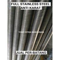 GROSIR As drat stainless m 30 x 100 cm baut panjang ulir long