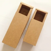 20 pcs Kraft Drawer paper Box for Gift\Handmade Soap\Crafts\Jewelry\Macarons Packing Brown Paper Boxes