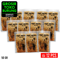 SEMPATI GROSIR Pearl Barley Biji Jali Jelai Hanjeli Import Holland Isi 12 Pcs Pakan Diet Burung Love