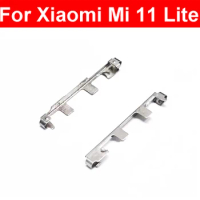 For Xiaomi Mi 11 Lite 11lite Power Buckle Button Bracket Side Fingerprint Power Keys External Clip Side Key Bolt Bracket Parts