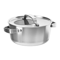 SENSUELL 附蓋湯鍋, 不鏽鋼/灰色, 4 公升
