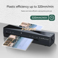 Mini A4 Photo Laminator Machine Portable Office Files Photo Blister Packaging Plastic Film Pouch Laminator