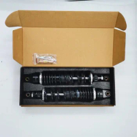 2pcs 320MM 330MM 340MM 350MM 360MM 370MM 380MM 390MM 400MM Motorcycle rear shock absorber for KH125 100 RS100 RS125 XL500S black