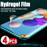 4pcs Hydrogel Film For Samsung Galaxy A71 4G 5G UW A21 A11 A21s Samsun A 21s 71 21 11 5 4 G Gel Protection Screen Protector 600D