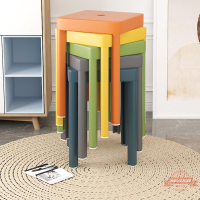 塑料凳子加厚家用可疊放板凳特厚餐桌摞疊方凳獨凳塑膠收納小椅子