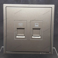 SIMON I7 GREY OUTLET TELEPON / OUTLET DATA CAT 6