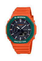 G-Shock Casio G-Shock Men's Analog-Digital Watch Carbon Core Guard Structure Sporty Colour Series Orange Resin Band Watch GA2110SC-4A GA-2110SC-4A