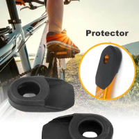 2PCS Bicycle Crank Cover Carbon Fiber Fixed Gear Pedal Crank Case Cycling Protector Cap Mountain Bike Bicycle Accessories