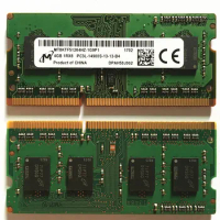 Micron ddr3 RAMS 4gb 1866MHz Memoria DDR3 4GB 1Rx8 PC3L-14900S-13-13-B4 DDR3 1866 4GB Laptop Memory 1pcs